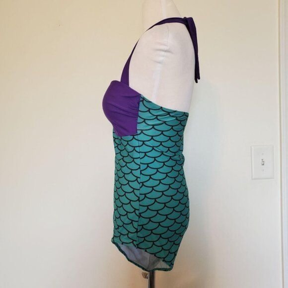 1 Piece Mermaid Bathing Suit Swim Swimming Women's WOMAN'S Size Large - Picture 2 of 11